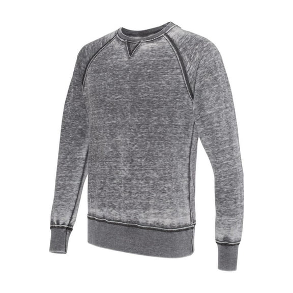 J. America - Vintage Zen Fleece Crewneck Sweatshirt - 8920 - Dark Smoke - Size: XL
