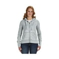 thumbnail image 1 of J-America WoMen's Vintage Zen Long Cuffs Zip Hooded Fleece, Style J8913, 1 of 1