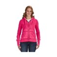 thumbnail image 1 of J-America WoMen's Vintage Zen Long Cuffs Zip Hooded Fleece, Style J8913, 1 of 1