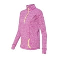 thumbnail image 1 of J. America - Women's Cosmic Fleece Quarter-Zip Pullover - 8617, 1 of 3