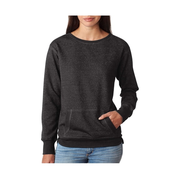 J America Women's Glitter Crew, Style JA8867