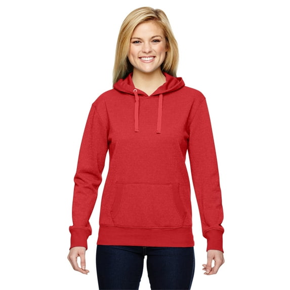 J. America - Women's Glitter French Terry Hooded Pullover - 8860