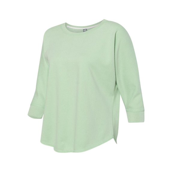 J. America - Women's Lounge Fleece Dolman Crewneck Sweatshirt - 8685