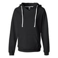 thumbnail image 1 of J. America Women�'s Sueded V-Neck Hooded Sweatshirt, 1 of 4