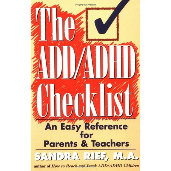 Pre-Owned The ADD/ADHD Checklist (Paperback) 013762395X 9780137623952