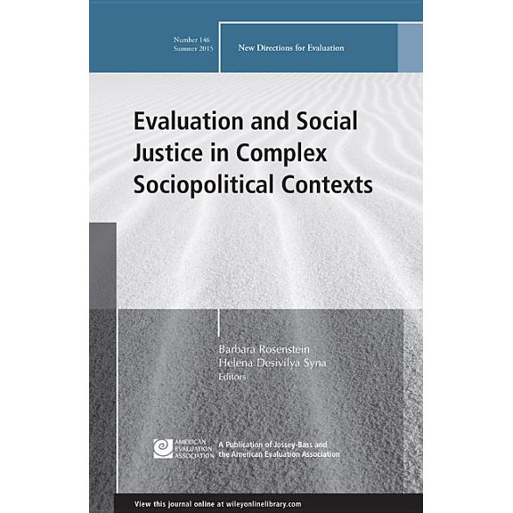 Pre-Owned J-B Pe Single Issue (Program) Evaluation: Evaluation and Social Justice in Complex Sociopolitical Contexts : New Directions for Evaluation, Number 146 (Paperback)