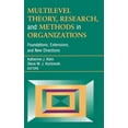 thumbnail image 1 of J-B Siop Frontiers: Multilevel Theory, Research, and Methods in Organizations: Foundations, Extensions, and New Directions (Hardcover), 1 of 1