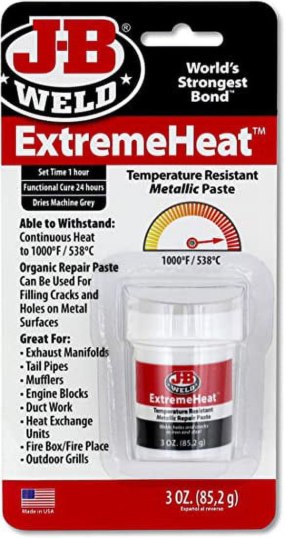 JB Weld Cold Resistant Extreme Heat High Temp Steel Exhaust