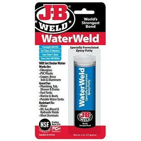 J-B WELD WaterWeld Auto Epoxy Putty, 2-oz