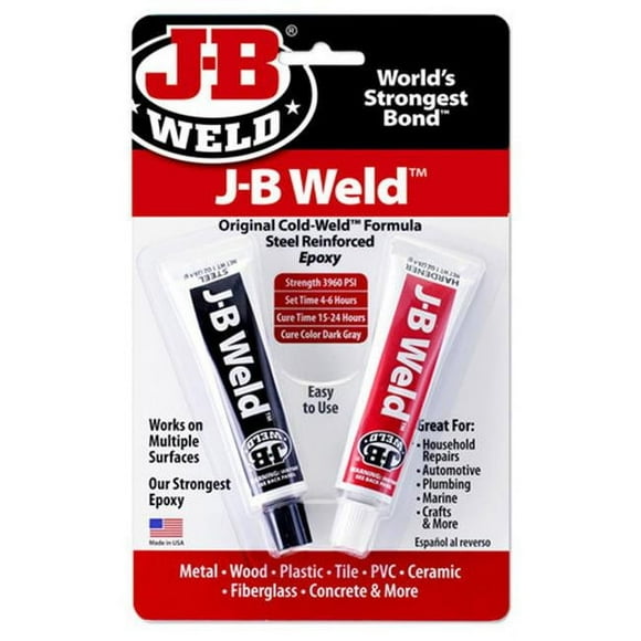 J-B Weld 2130, 3 oz 1.50 x 4.94 x 7.87" Leather Door Threshold Repair Kit