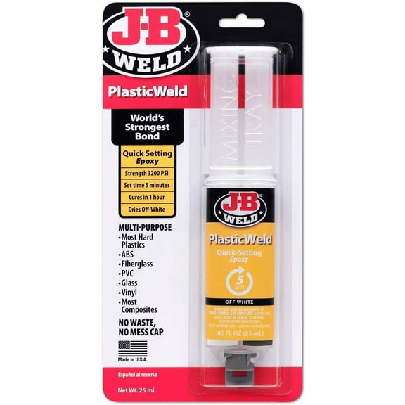 J-B Weld 25ML PlasticWeld Syringe