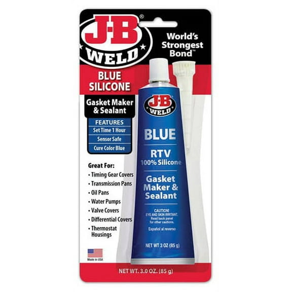 J-B Weld 3 oz Blue Rtv Sealant 31316, Gels