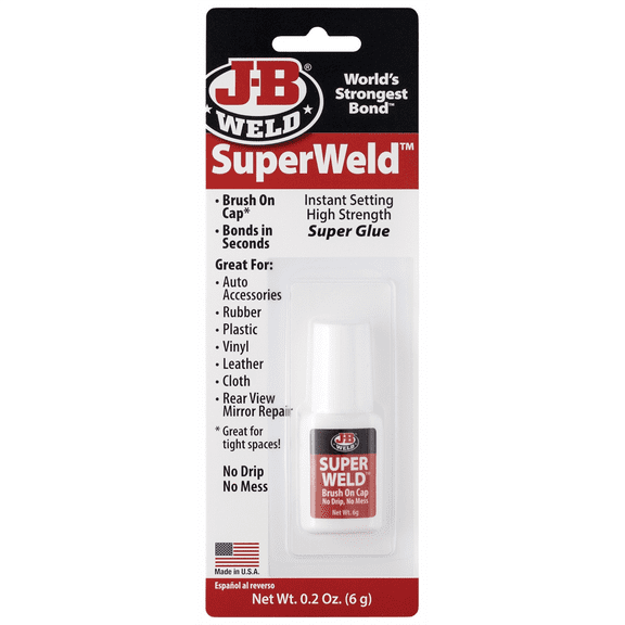 J-B Weld Super Weld Glue - Clear - 0.2 oz.