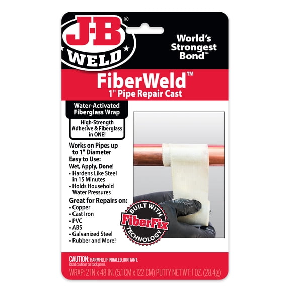 J-B Weld FiberWeld Pipe Repair Cast, 1"