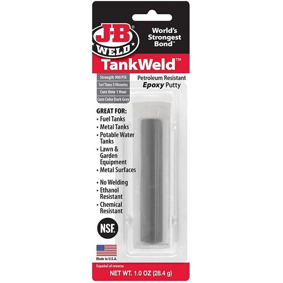 J-B Weld AutoWeld Epoxy Putty Stick - Automotive Repair, 5 Min Dry Time - 10 Pack, 1 oz, Gray