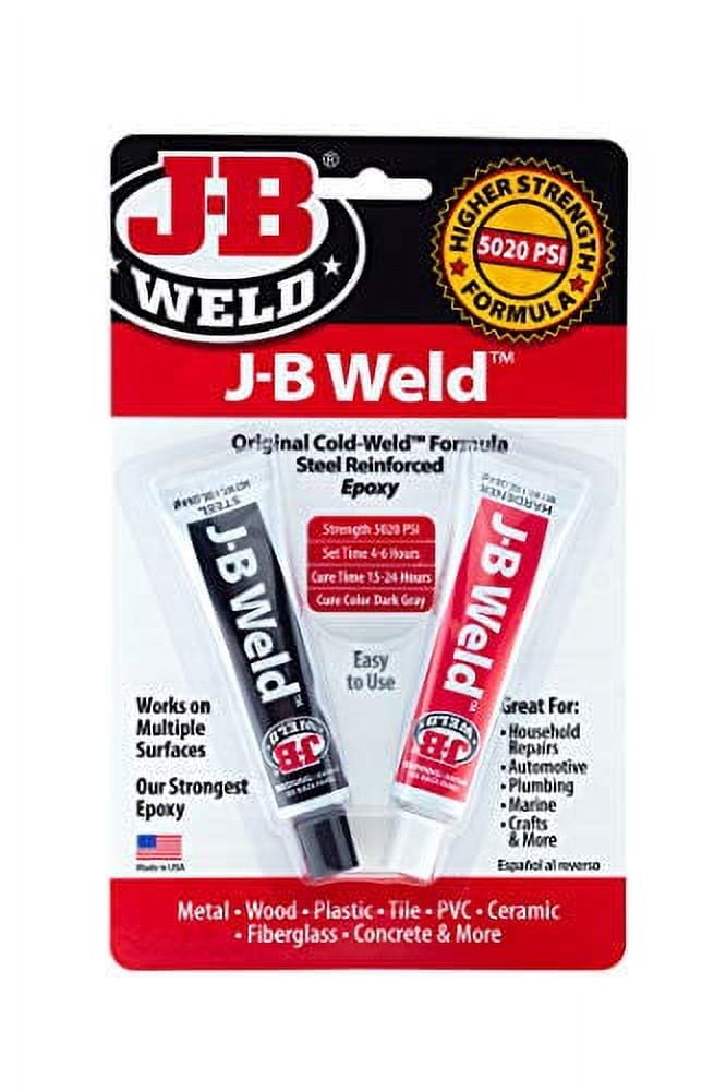 J-B Weld 8265-S ColdWeld Tube Epoxy Adhesive, 1 oz, 2 Pieces