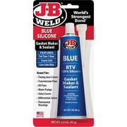 J-B Weld Blue RTV Silicone Gasket & Sealant - Pack of 6