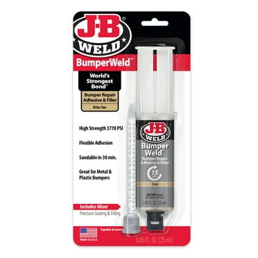 J-B Weld BumperWeld Syringe Epoxy Adhesive, 25 ml