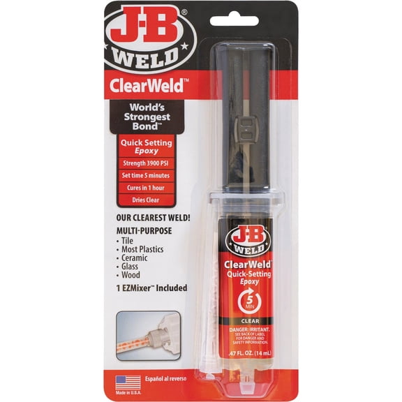 J-B Weld ClearWeld Epoxy - Pack of 6