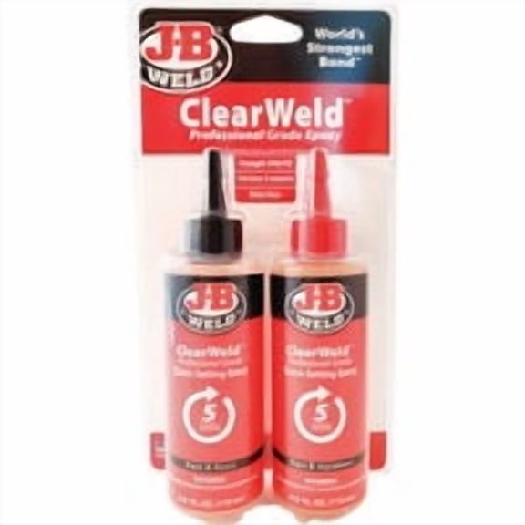 J-B Weld ClearWeld Pro Epoxy - Pack of 4