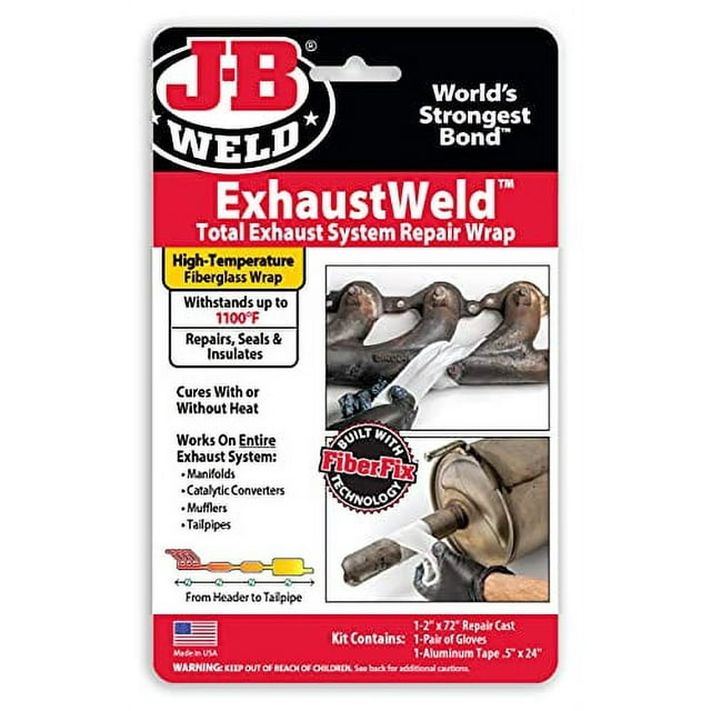 JB Weld ExhaustWeld High Strength Fiberglass Wrap 2" x 72" Repair Wrap