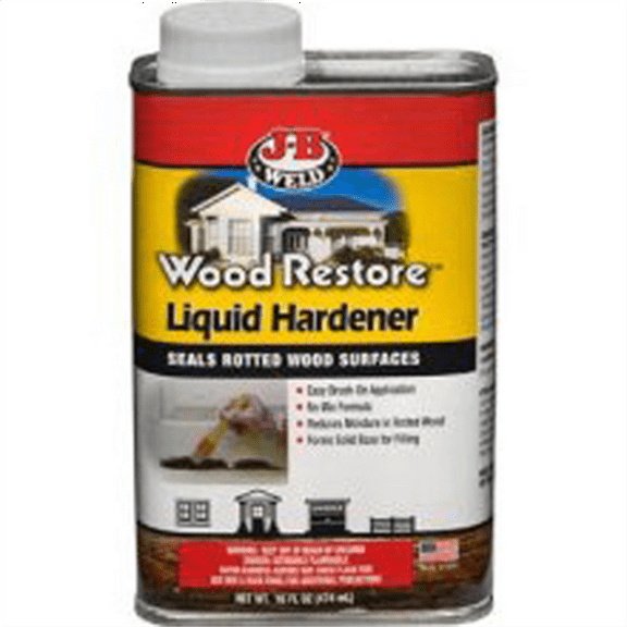 J B Weld J-B Weld 40001 Wood Restore Liquid Hardener - 16 oz.