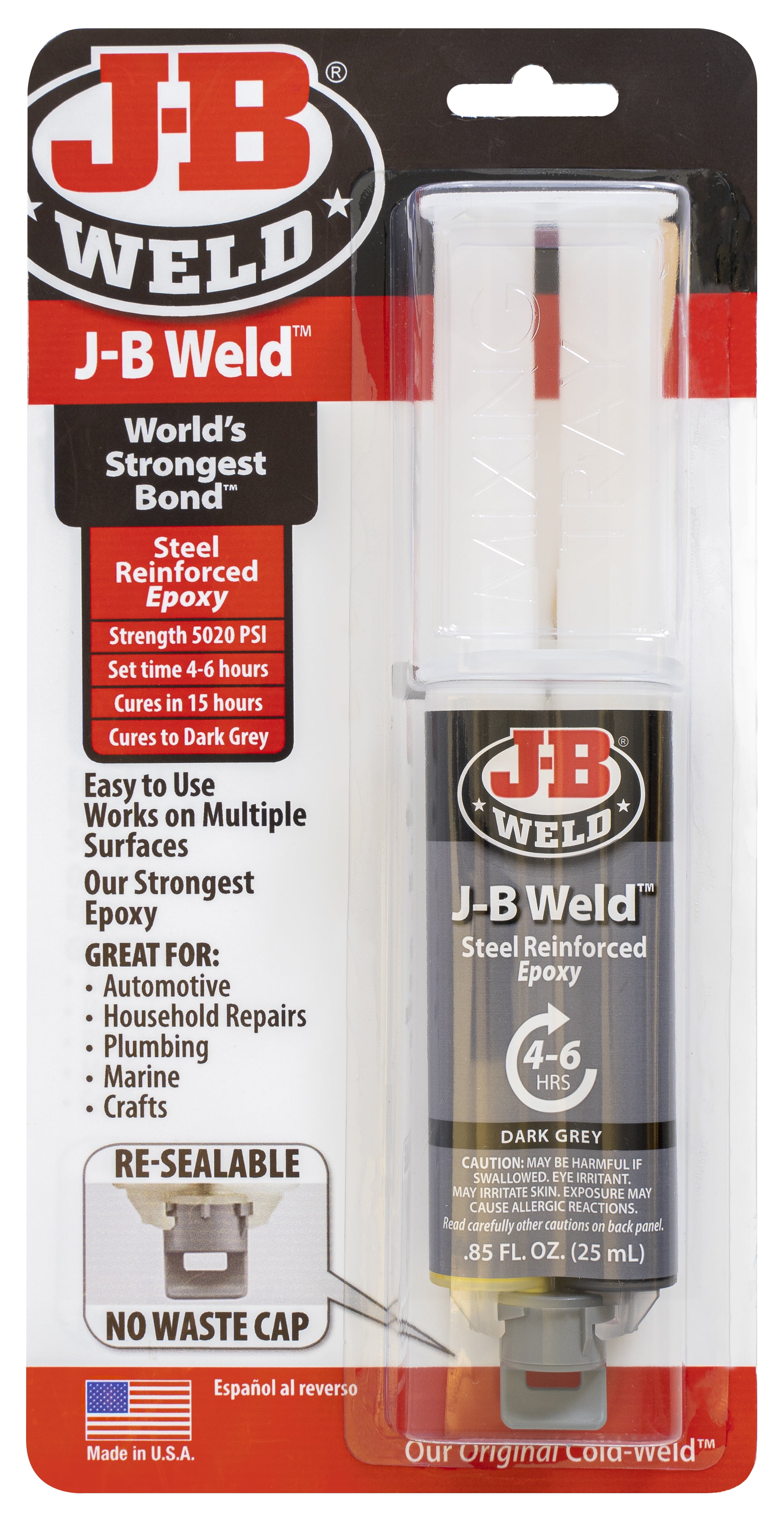 J-B Weld Original Syringe - Steel Reinforced Epoxy