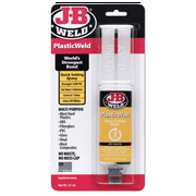 J-B Weld PlasticWeld Quick-Setting Epoxy Syringe - 25 ml, Clear