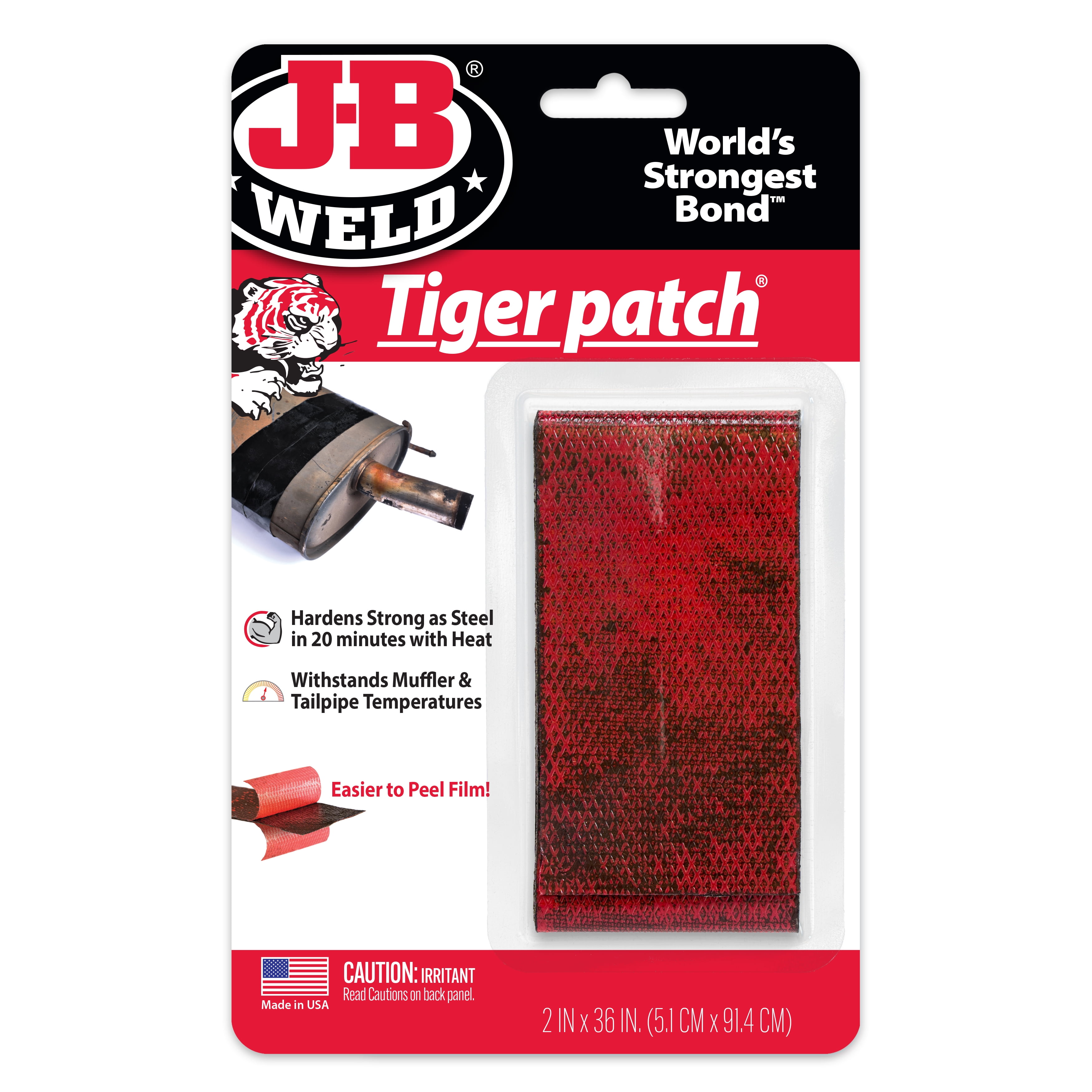 J-B Weld Tiger Automotive Patch SRP 8 Pcs. Inner Pack