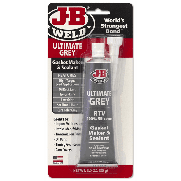 J-B Weld, ULTIMATE GREY OXIME, Industrial Sealant, 3 oz