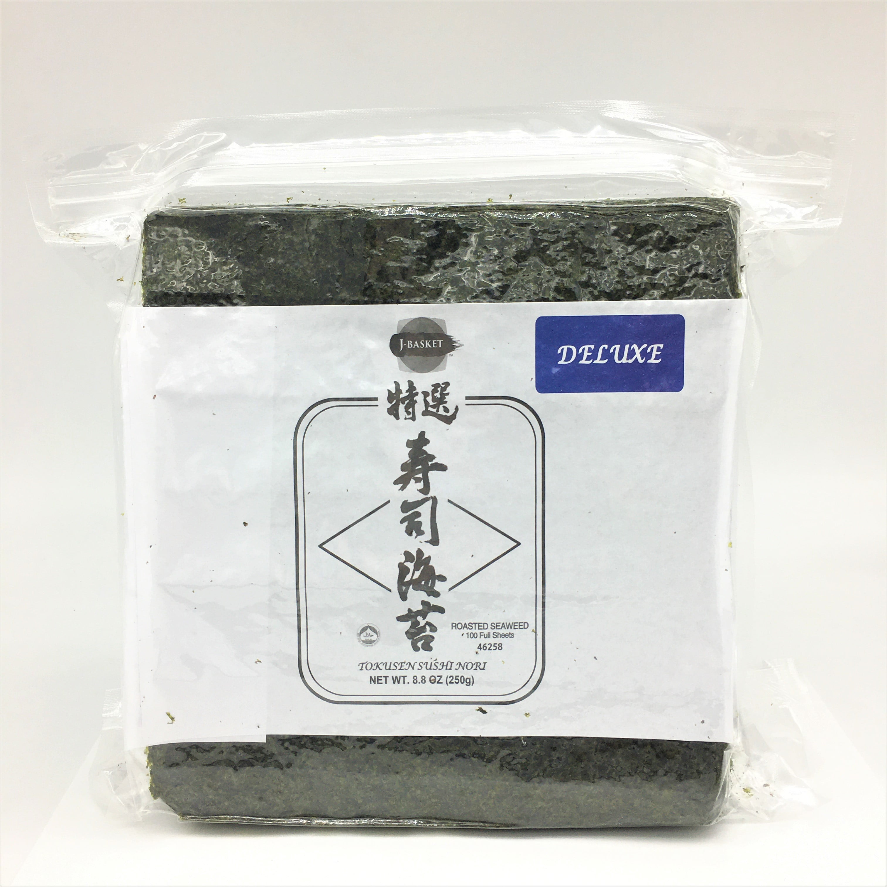 noriページ♡ J-Basket Deluxe Sushi Nori Roasted Seaweed 100 Full Sheets