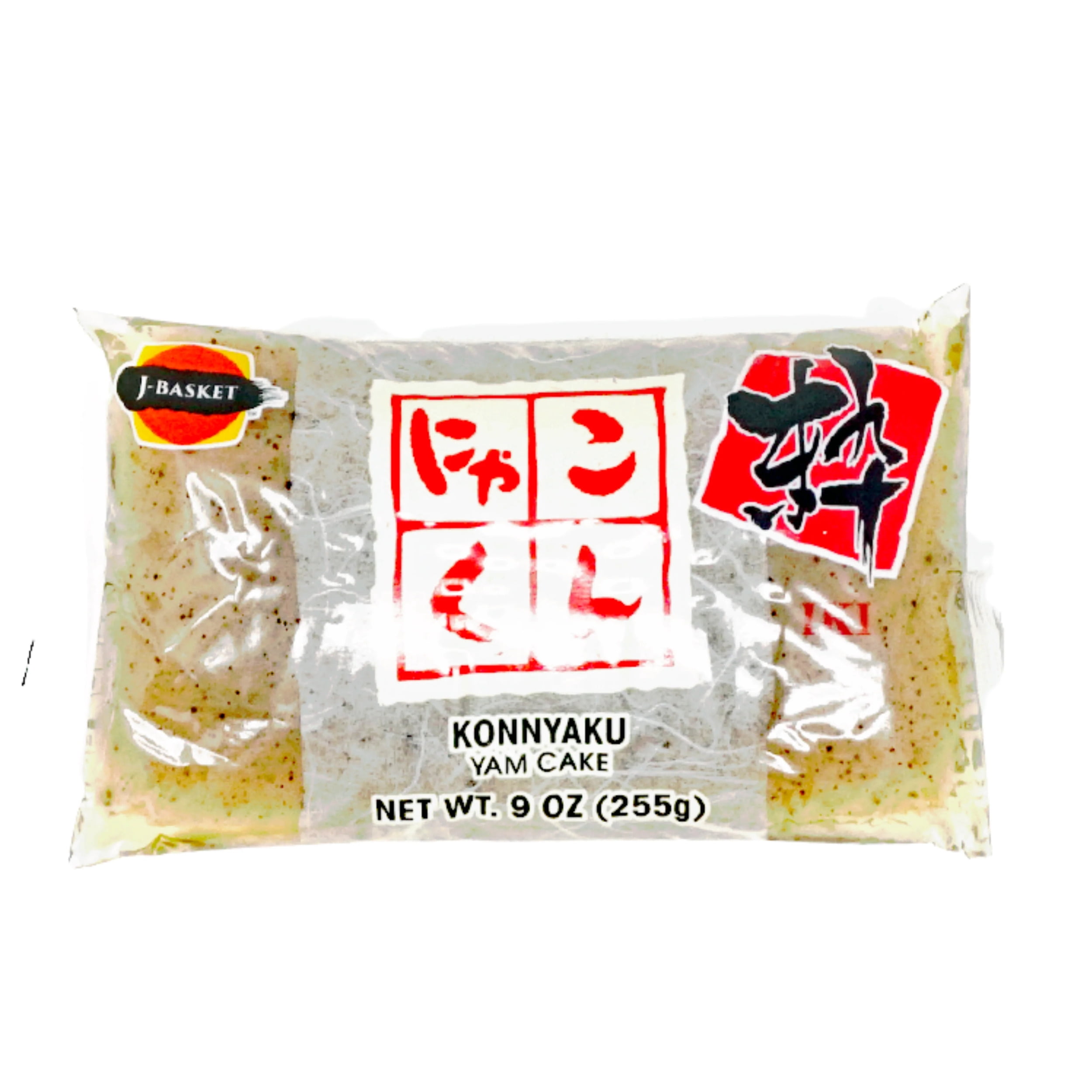 J-Basket Yam Cake-Black (Konnyaku) - Walmart.com