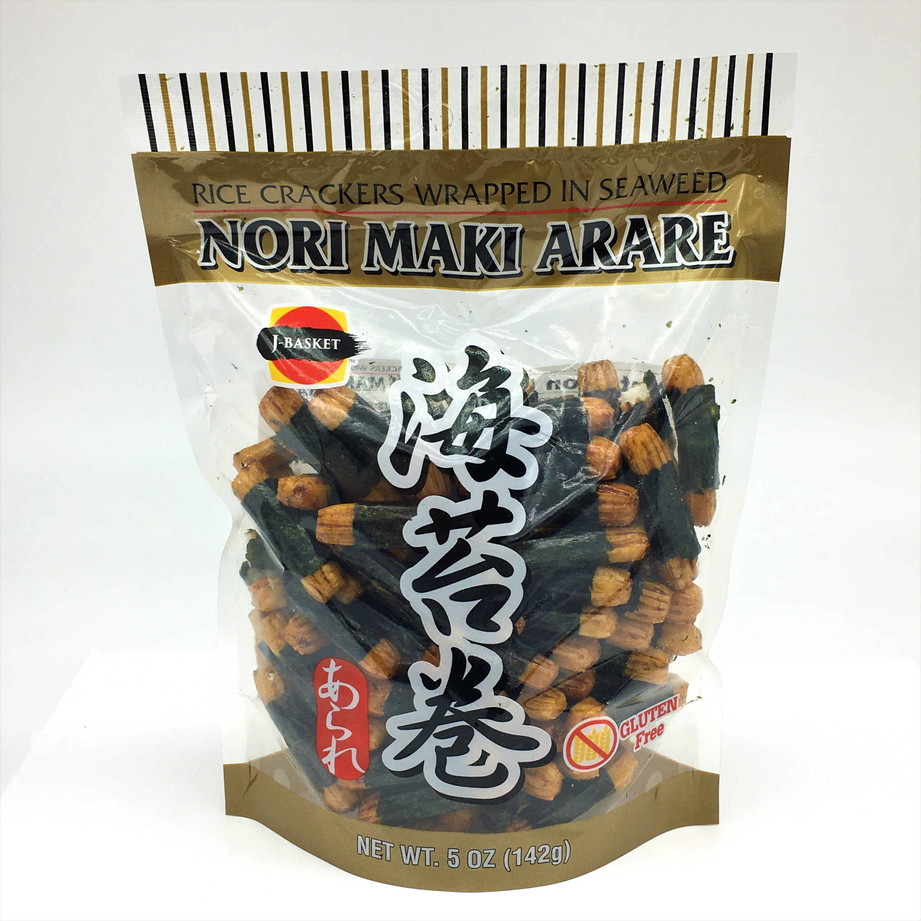 Crackers au wasabi et à l'algue nori - 32g - Nori wasabi arare - iRASSHAi