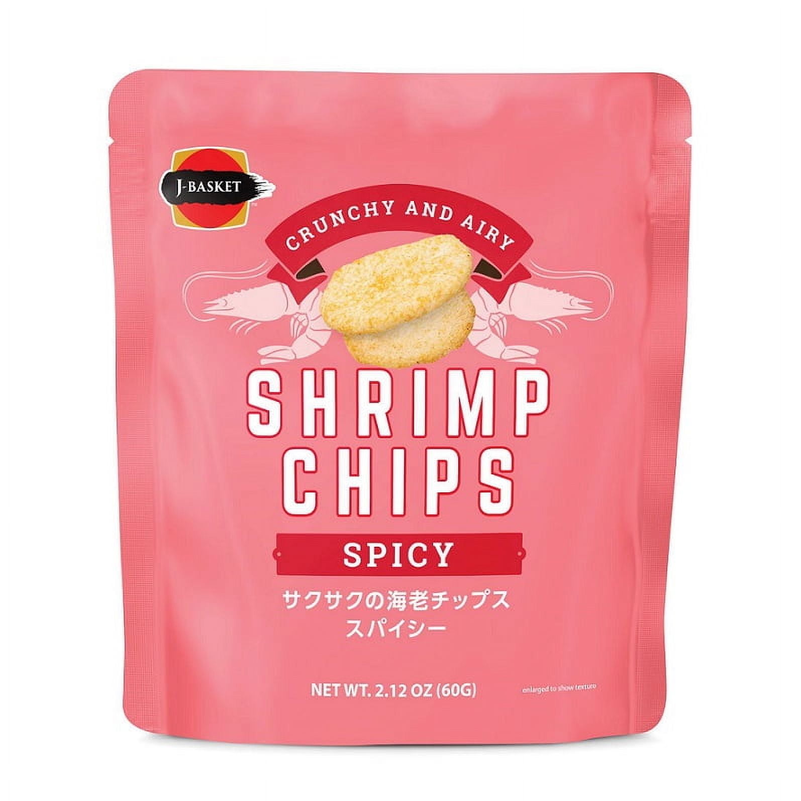 J-Basket Shrimp Chips Spicy Flavor - Walmart.com