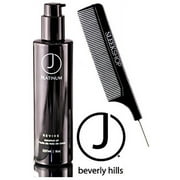 J Beverly Hills PLATINUM Revive COCONUT OIL (with Sleek Steel Pin Tail Comb) - 8.0 oz / 250 ml