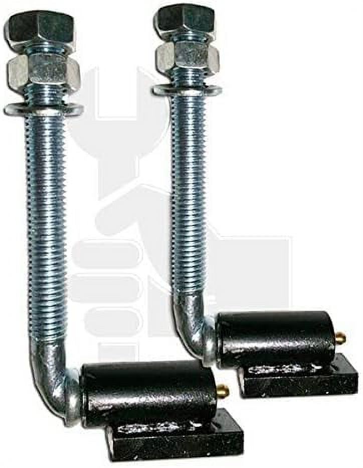 J Bolt Gate Hinges Heavy Duty 5/8" Pivot Hinge Adjustable Barrel