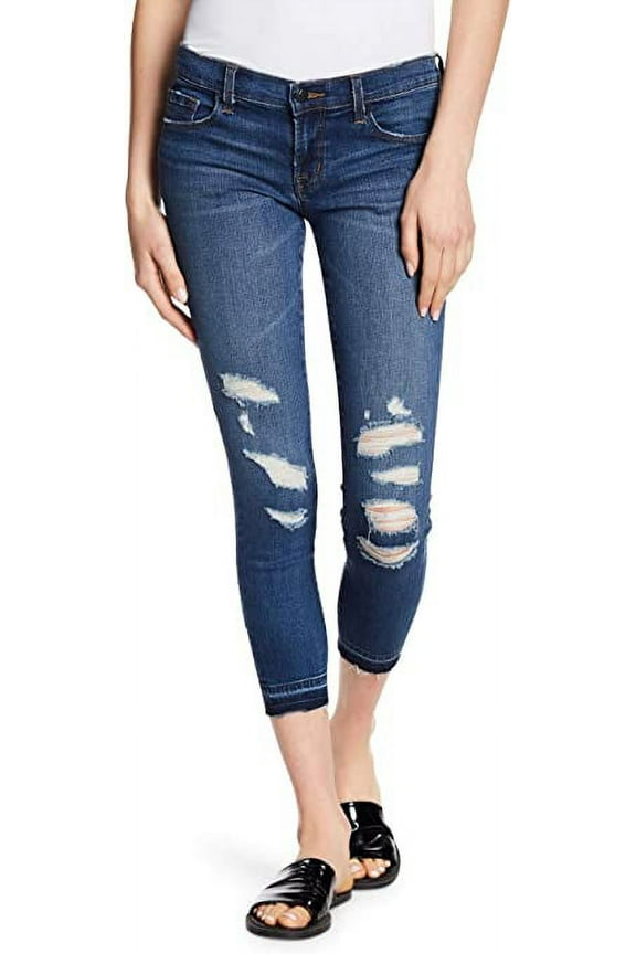 Low Rise Cropped Skinny Jeans Decoy Demented, 31