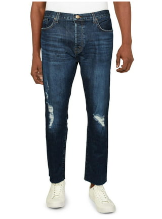 J Brand Kane Mens Denim Medium Wash Straight Leg Jeans In Blue