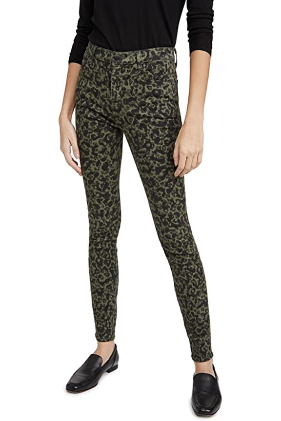 Women's Maria High Rise Skinny Jeans, Zeal Delacouri, Print, Green, 25