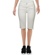 J Brand Womens 811 Denim Mid-Rise Bermuda Shorts