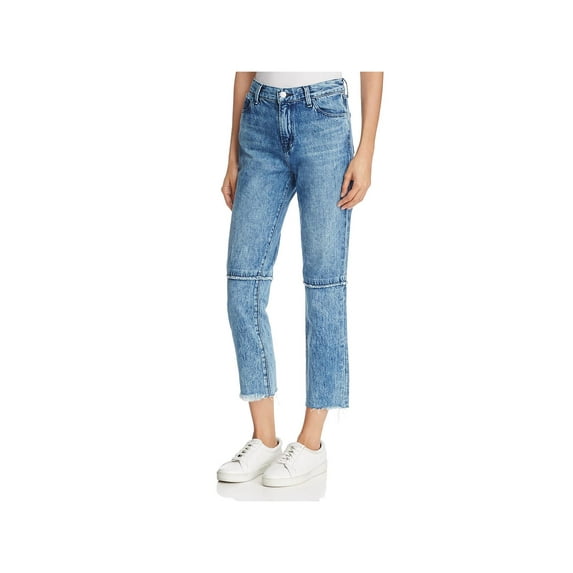 J Brand Womens Ruby High Rise Whisker Wash Cropped Jeans