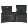 thumbnail image 1 of J. Buxton Men's Emblem Double ID Billfold Leather, Black, 1 of 7