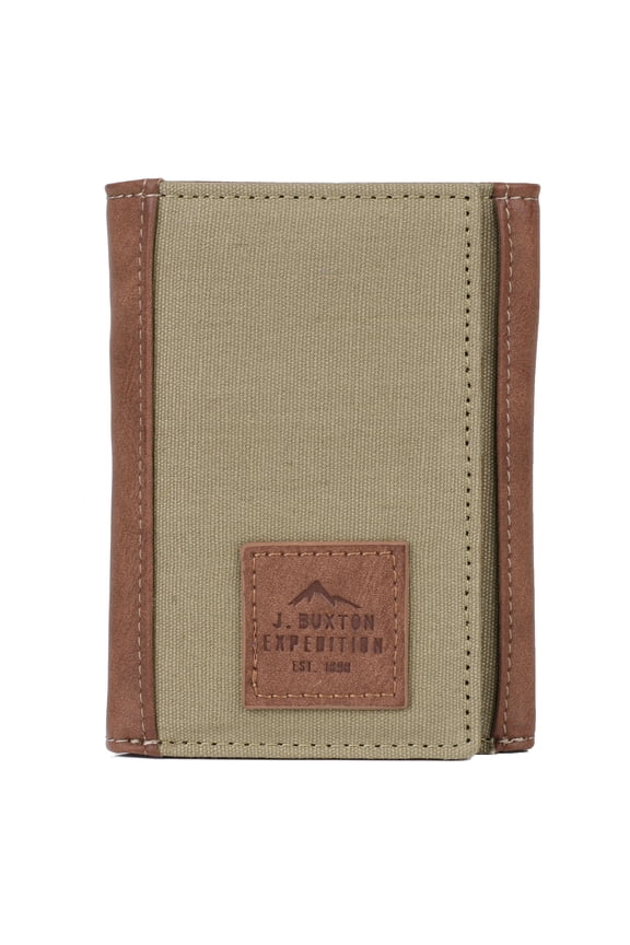 Men's Expedition II Huntington Gear RFID Three-Fold Canvas, Olive