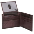 thumbnail interactive-video image 1 of J. Buxton Men's Hunt Credit Card Billfold Leather, Brown, 1 of 8