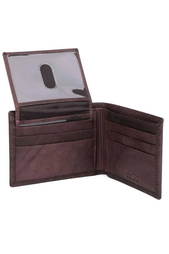Men's Hunt Credit Card Billfold Leather, Brown