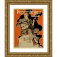thumbnail image 1 of J.C. Leyendecker 12x14 Gold Ornate Wood Frame and Double Matted Museum Art Print Titled - Kuppenheimer Good Clothes (Banjo Player) (circa 1920), 1 of 4