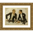 thumbnail image 1 of J.C. Leyendecker 14x11 Gold Ornate Wood Frame and Double Matted Museum Art Print Titled - The Donchester - the Cluett Dress Shirt (1911), 1 of 4
