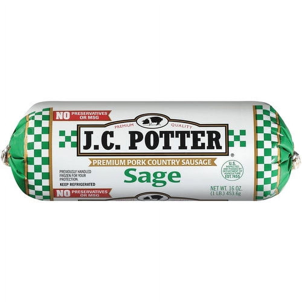 Find Your Perfect J.C. Potter Sage Premium Pork Country Sausage, 16 oz
