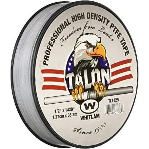 J.C. Whitlam TL-1429 1/2" Teflon Tape, Gray
