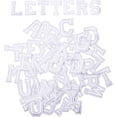 thumbnail image 1 of J.CARP 52Pcs White Alphabet A to Z Patches, Iron on Sew on Letters for Clothing, Hats, Shoes, Backpacks, Handbags, Jeans, Jackets etc., 1 of 6